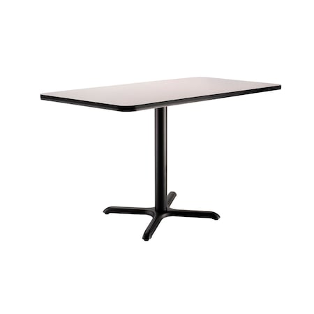 Interion By Global Industrial Dining Table, 30 in W, 48 in L, 29 in H 695849GY